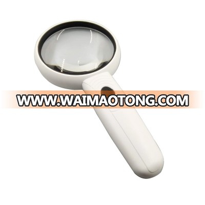 3X 75mm LED Switch Light Hand Held LED magnifying glass