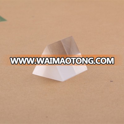 Dimensional acrylic triangular prism