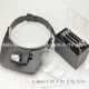 Hands Free Head Headband Helmet Magnifier Glasses Loupe Head Magnifier with 2 LED Lights and 4 Lens