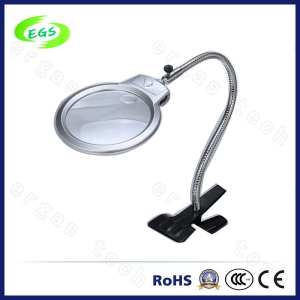 High Quality 2.5-5X Foldable Metal Hose LED Desktop Magnifiers